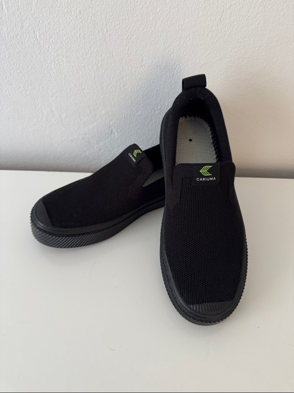 Cariuma All Black Knit Slip On Sneakers Size Women’s 5